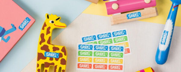 Namensetiketten Kinder